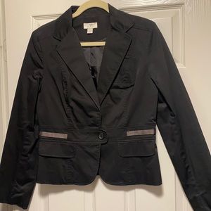 Ann Taylor LOFT Black jacket size 10